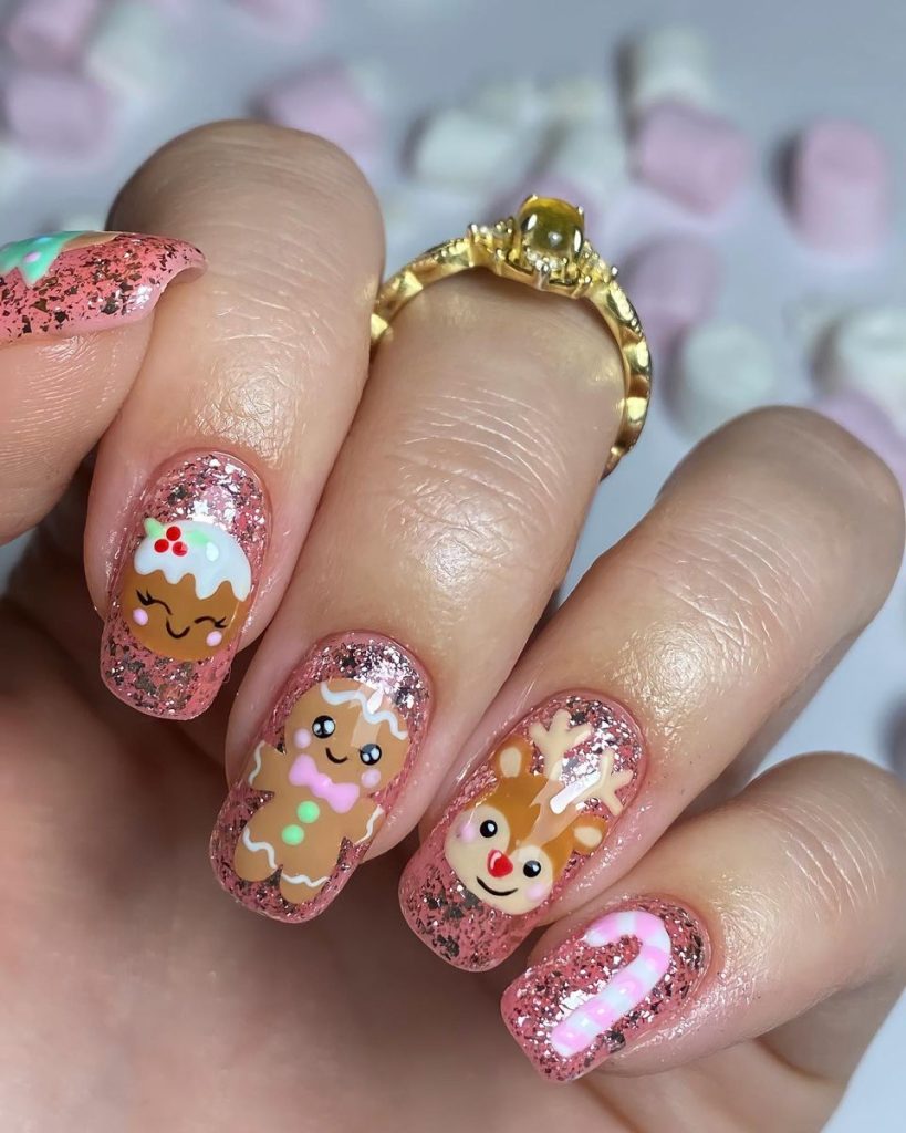 Gingerbread nails