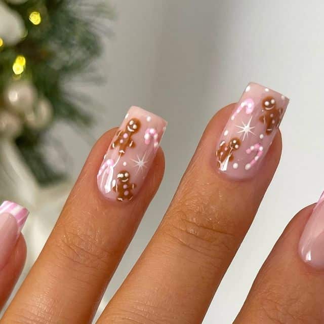 Gingerbread nails