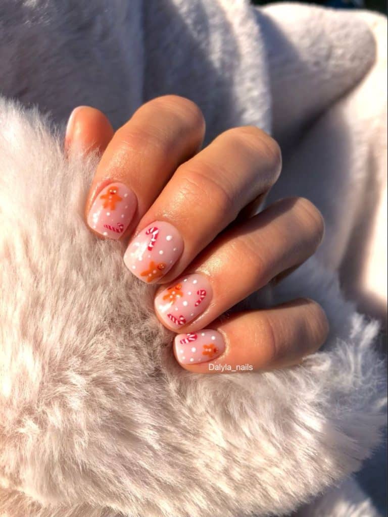 Gingerbread nails