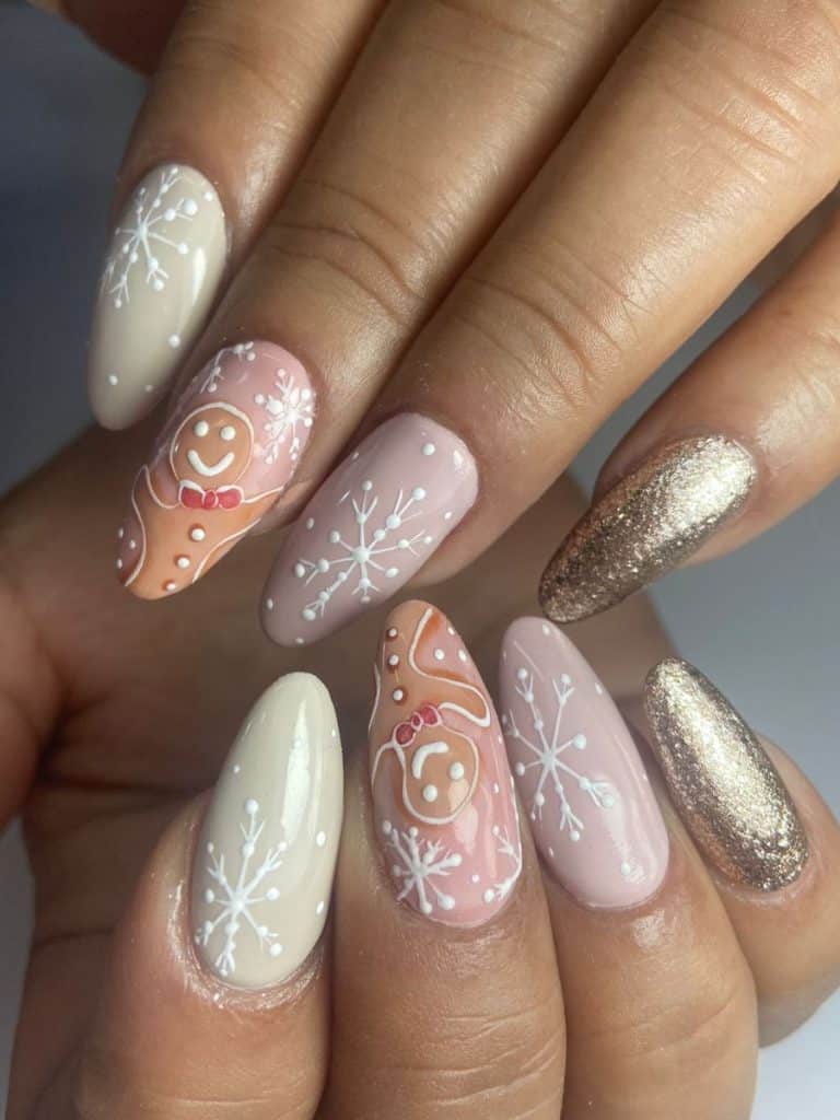 Gingerbread nails