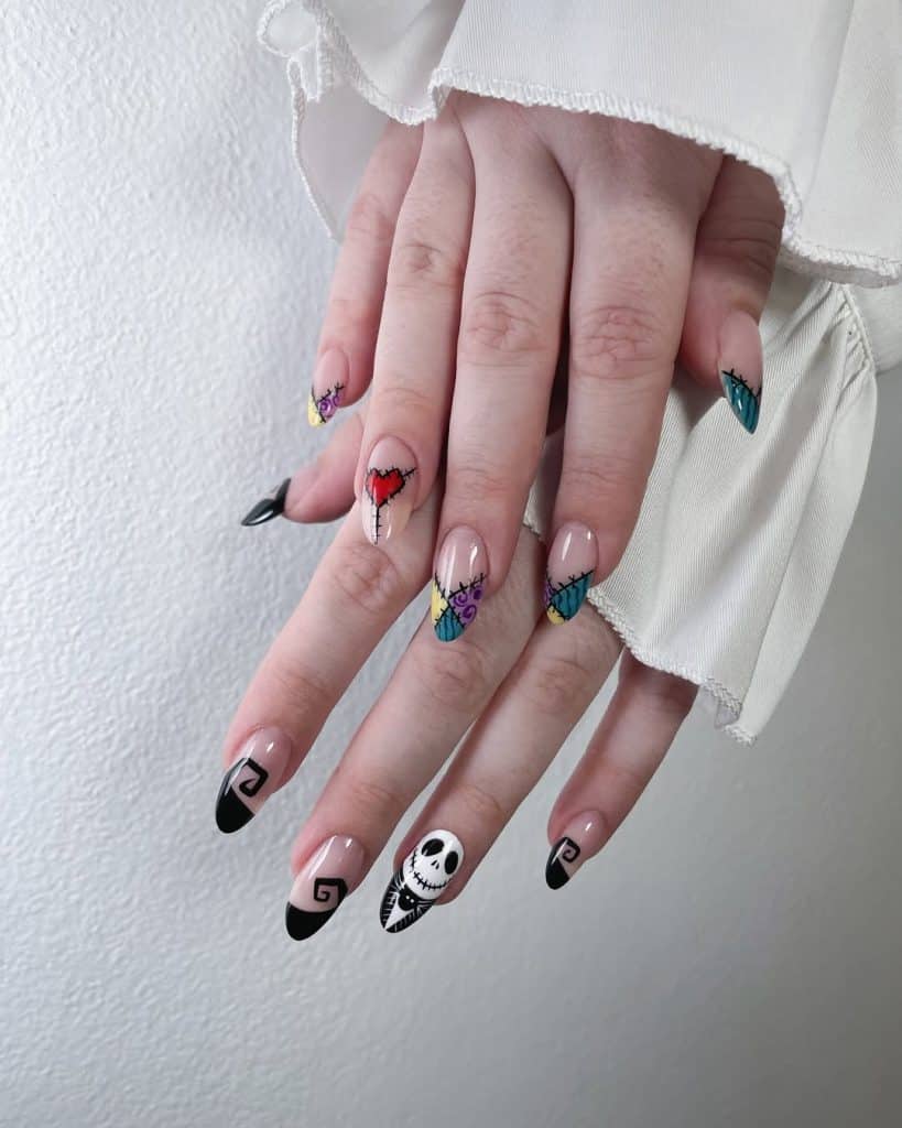 Ongles Nightmare Before Christmas