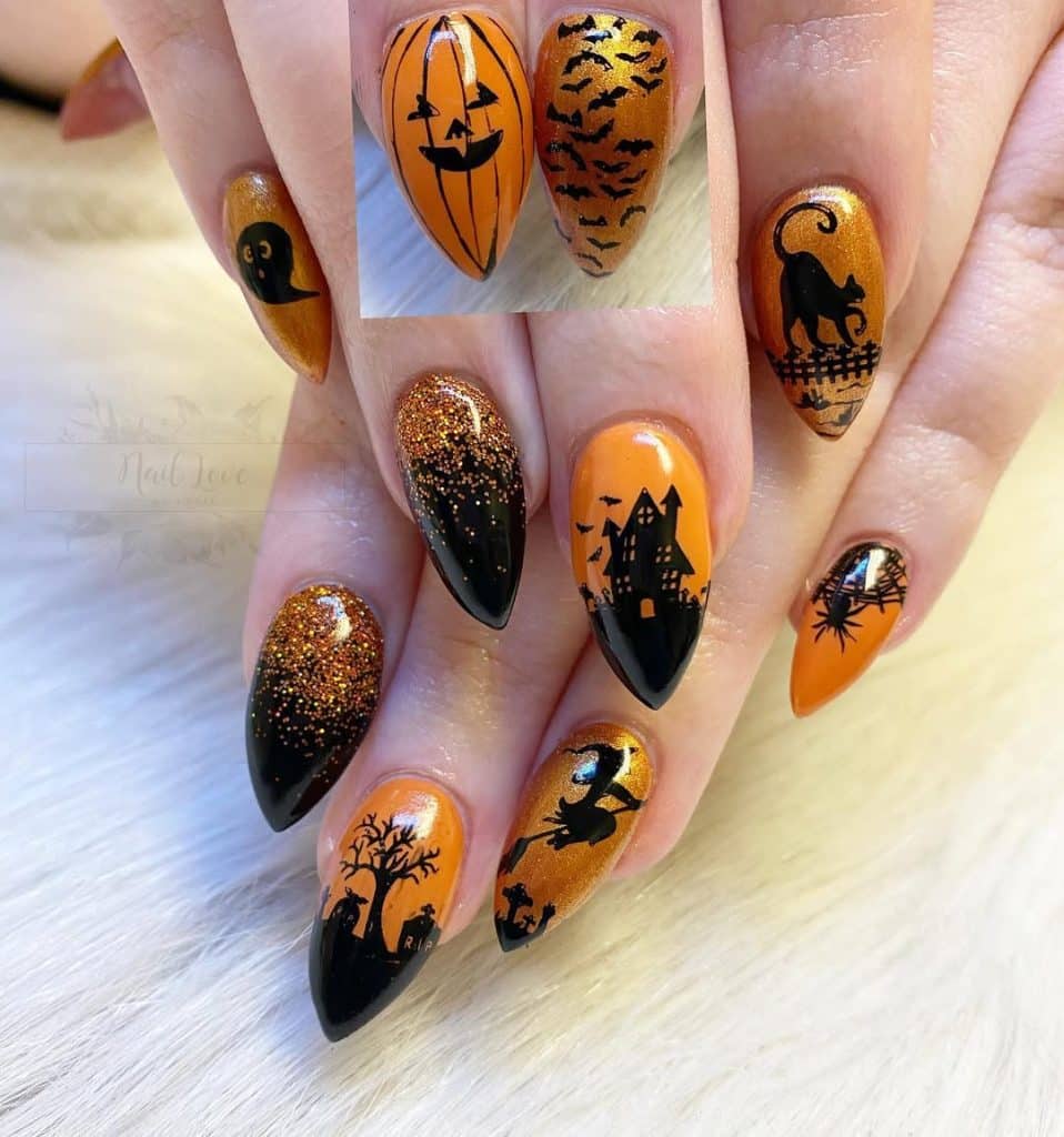 Ongles maison hantée