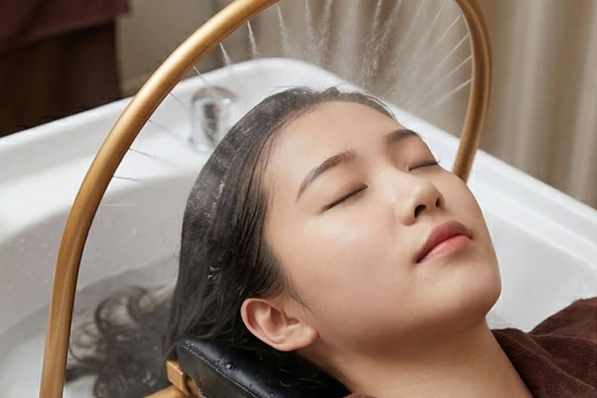 Séance head spa femme