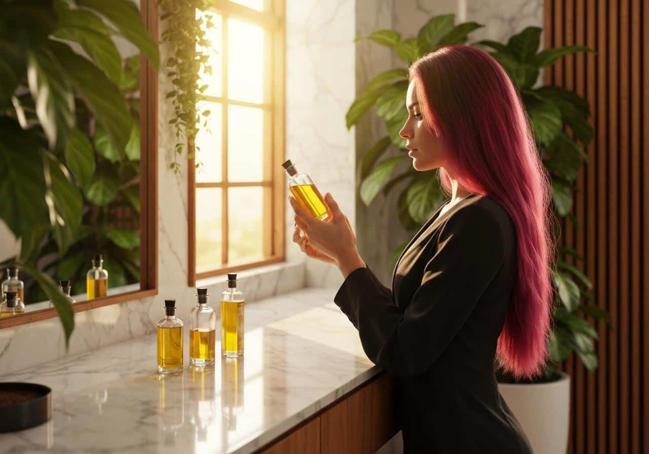 Quelle huile ne pas mettre sur cheveux colorés ?