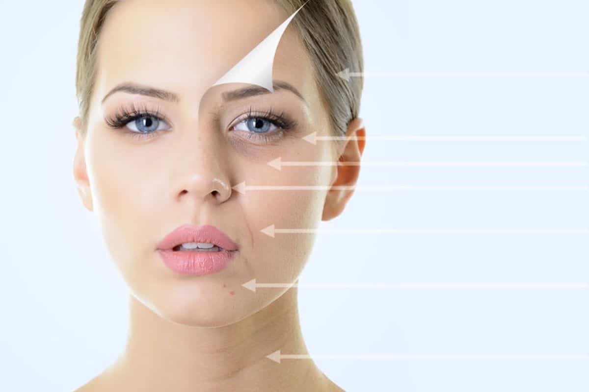 Peeling du visage femme