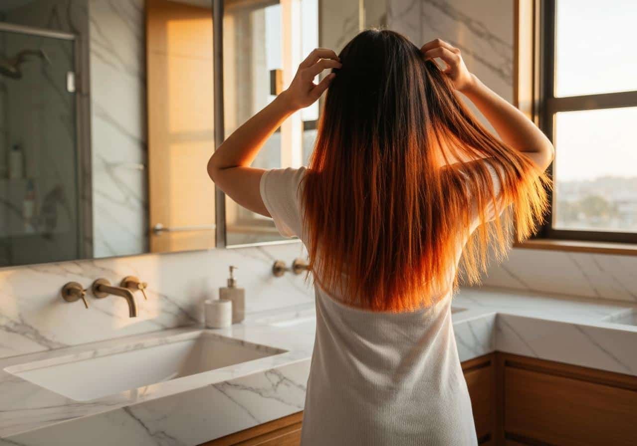 Est-il possible de passer des cheveux brun foncé aux cheveux roux ?