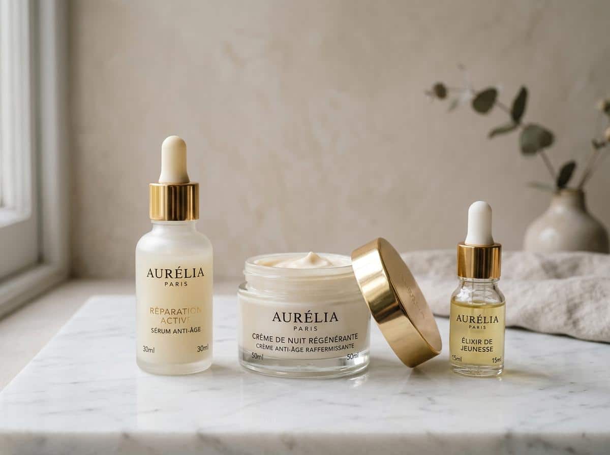 Sérum anti-âge et crème nourrissante peau mature