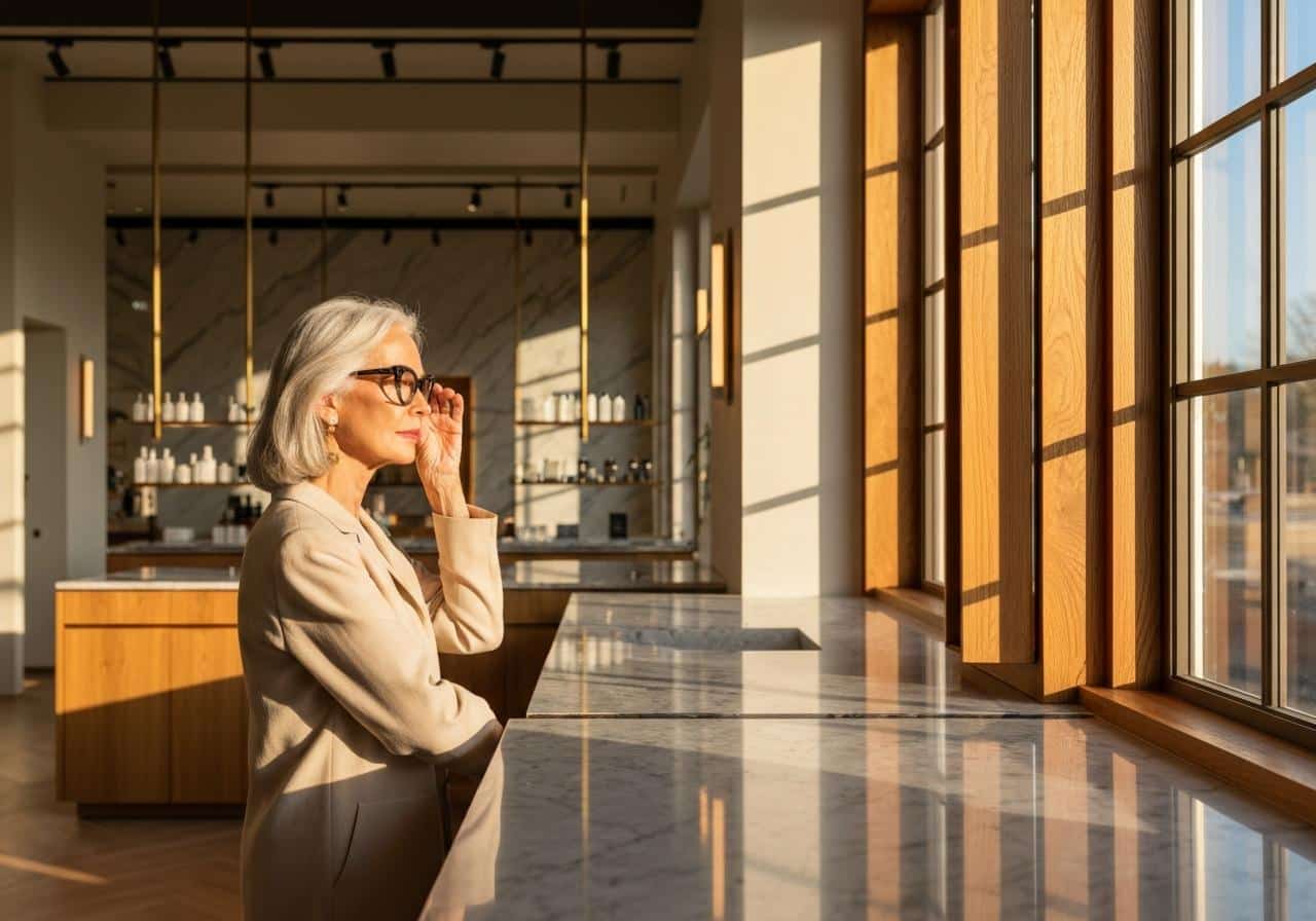 Quelle forme de lunettes pour femme après 60 ans ?