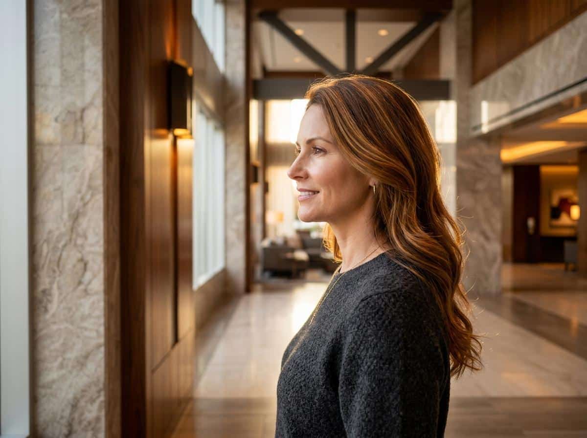 Couleur de cheveux qui rajeunit le visage