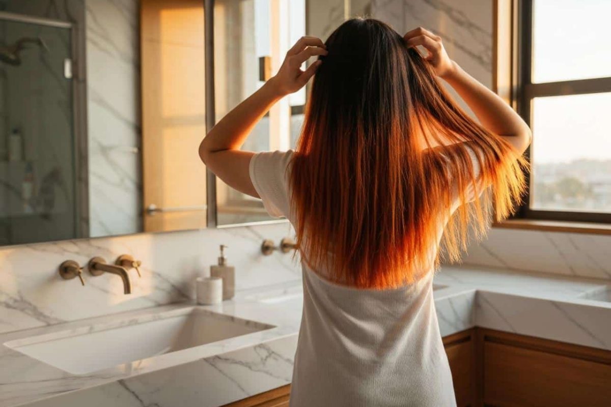 Est-il possible de passer des cheveux brun foncé aux cheveux roux ?