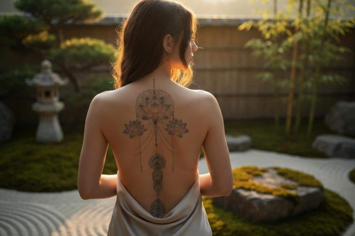 Quelle est la signification d'un tatouage sur le dos d'une femme ?