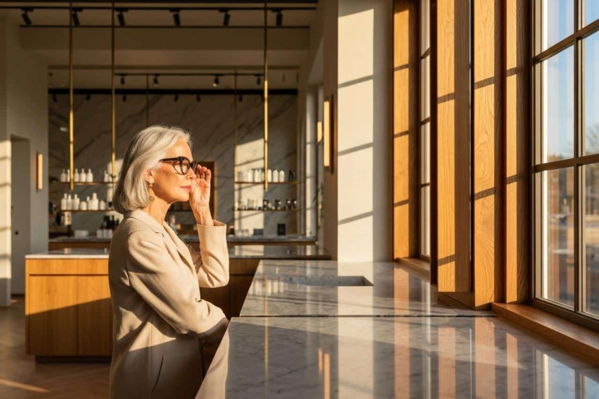 Quelle forme de lunettes pour femme après 60 ans ?