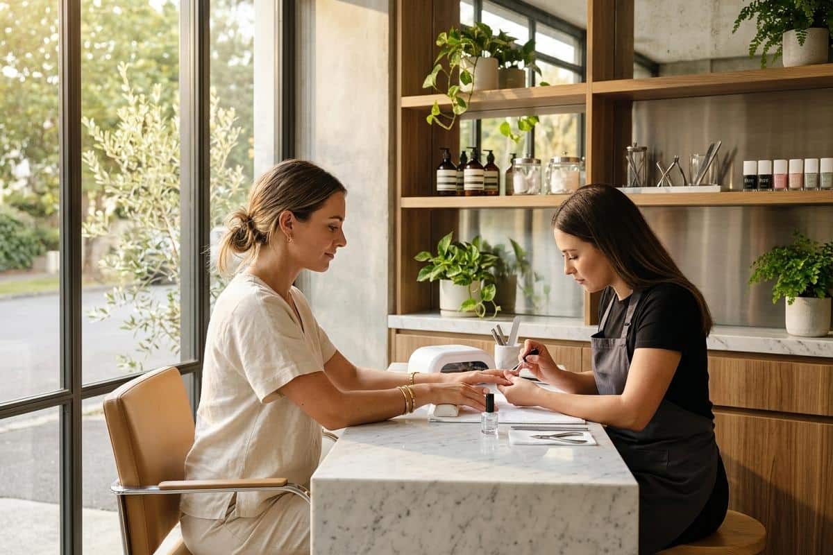 Soins des ongles en institut