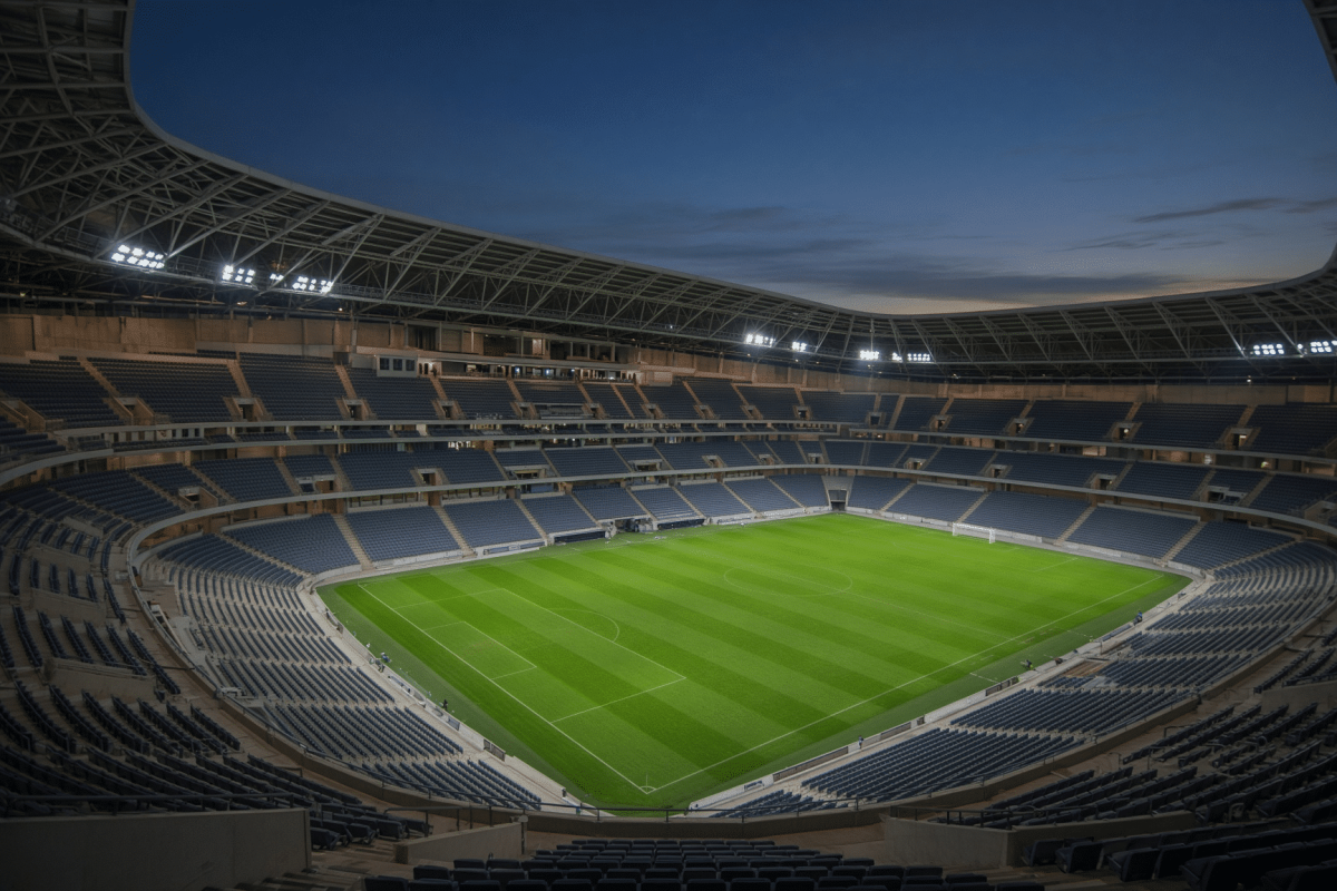 Stade de foot vide