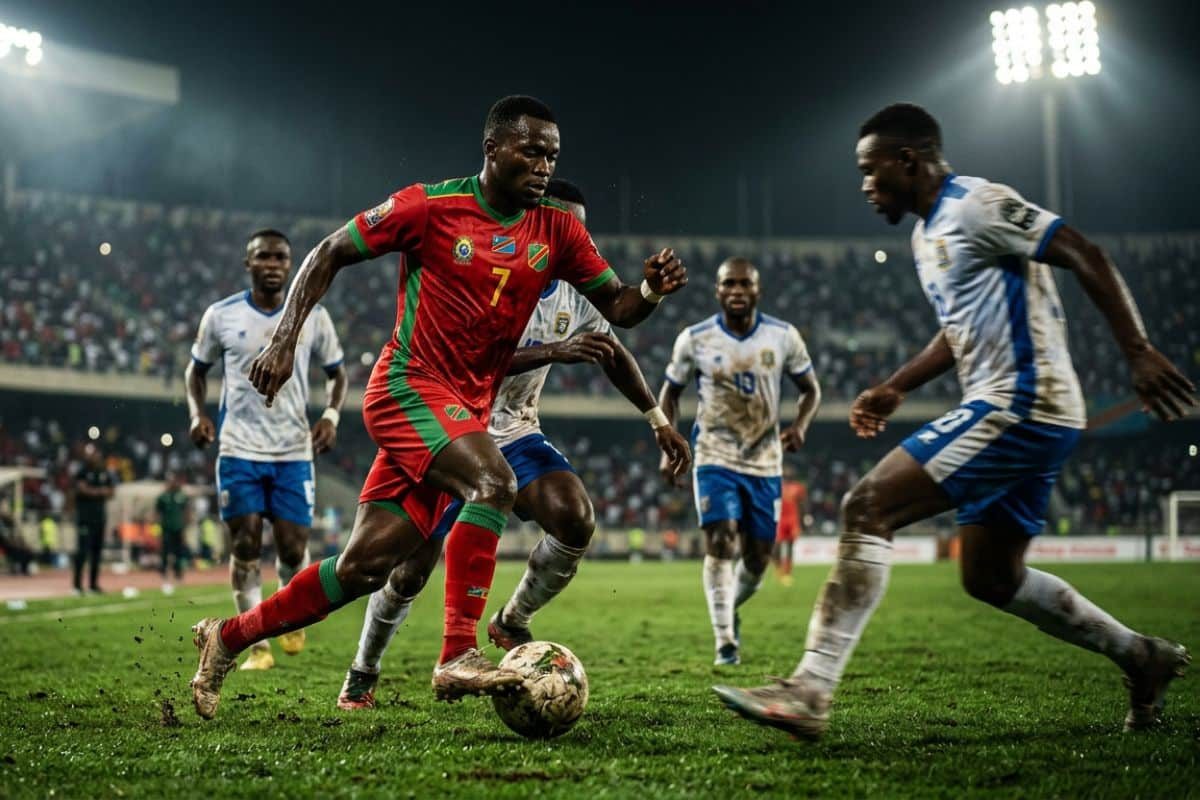 Joueurs congolais football affiches internationales performances sélection